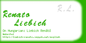renato liebich business card